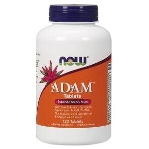 ADAM Multivitamin för män – 120 tabletter – Nuvalia