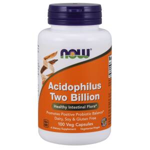 Acidophilus Two Billion – 100 kapslar – Nuvalia