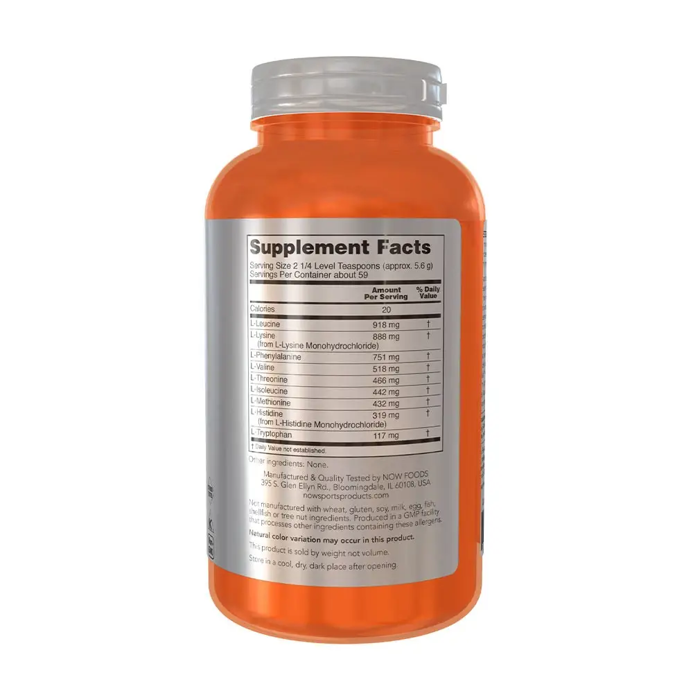 Amino-9 Essentials™ pulver – NOW Foods | 330 g - Bild 2
