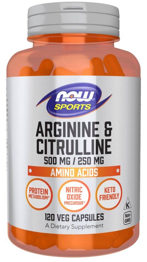 Arginin & Citrullin – 120 vcaps – Nuvalia