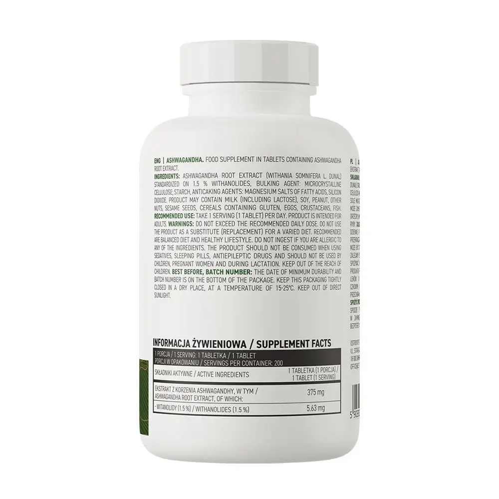 Ashwagandha – 200 tabletter - Bild 2