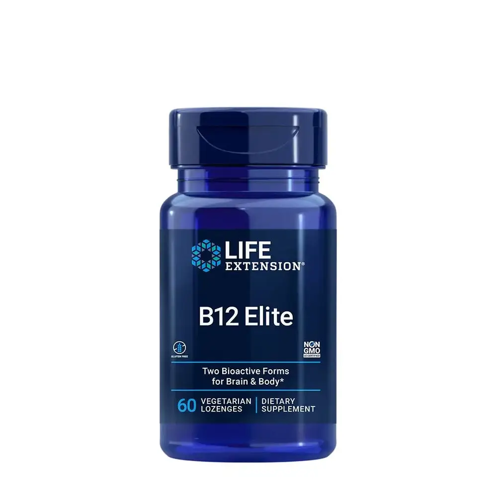 B12 Elite – 60 vegetariska pastiller – Nuvalia