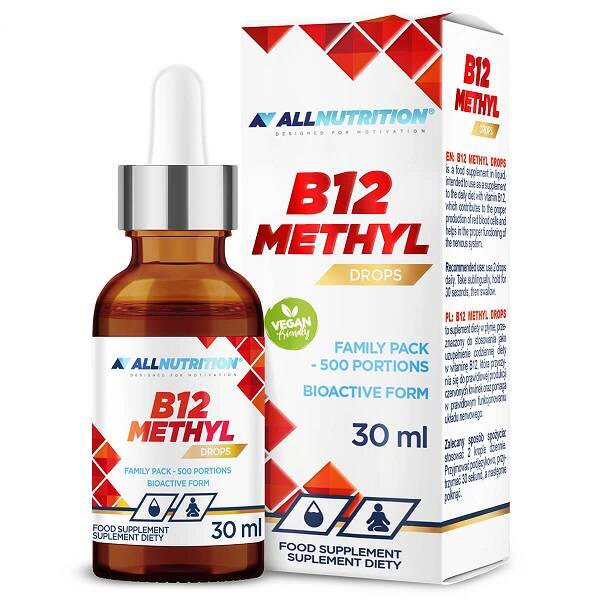 B12-metyl-droppar – 30 ml – Nuvalia