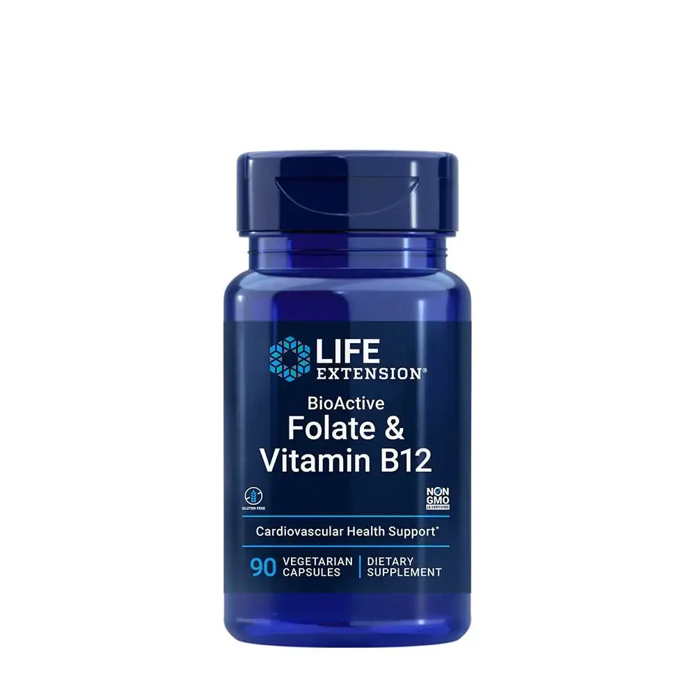 Bioaktivt folat och vitamin B12 – 90 vcaps – Nuvalia