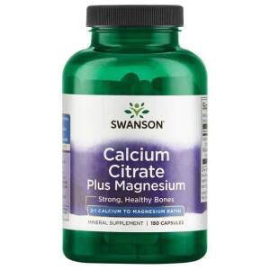 Kalciumcitrat med magnesium – 150 kapslar – Nuvalia