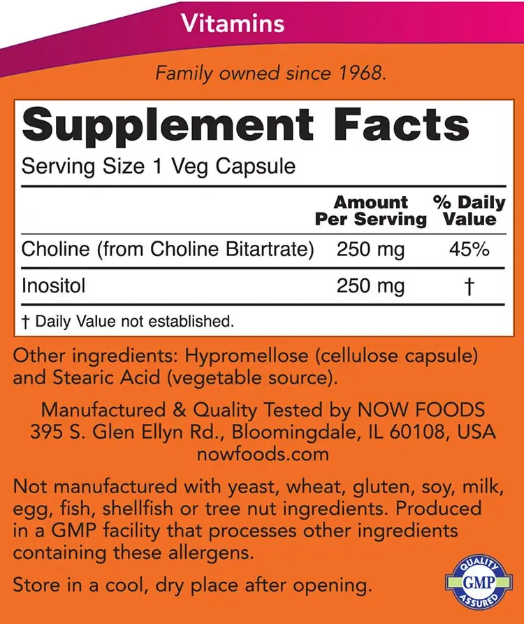Choline & Inositol 500 mg - Bild 2