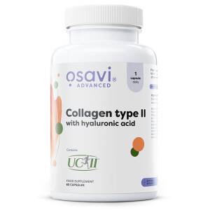 Kollagen typ II med hyaluronsyra – 60 kapslar – Nuvalia