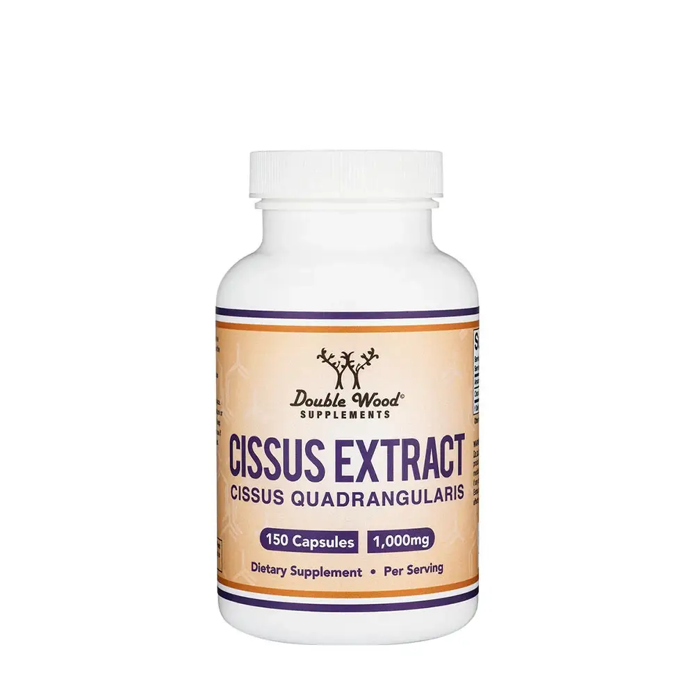 Double Wood-kosttillskott med Cissus quadrangularis-extrakt (150 kapslar) – Nuvalia