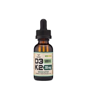 Double Wood Kosttillskott Vitamin D3 + K2, flytande (30 ml) – Nuvalia