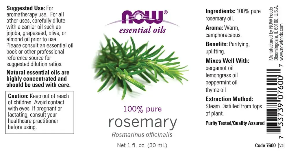 Rosmarinolja – 30 ml – Nuvalia