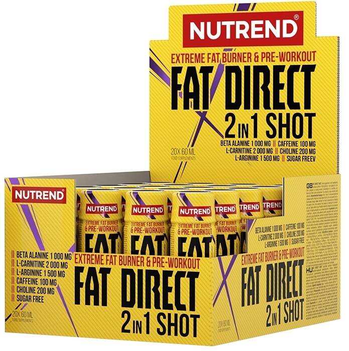 Fat Direct 2-i-1-shot – 20 x 60 ml – Nuvalia