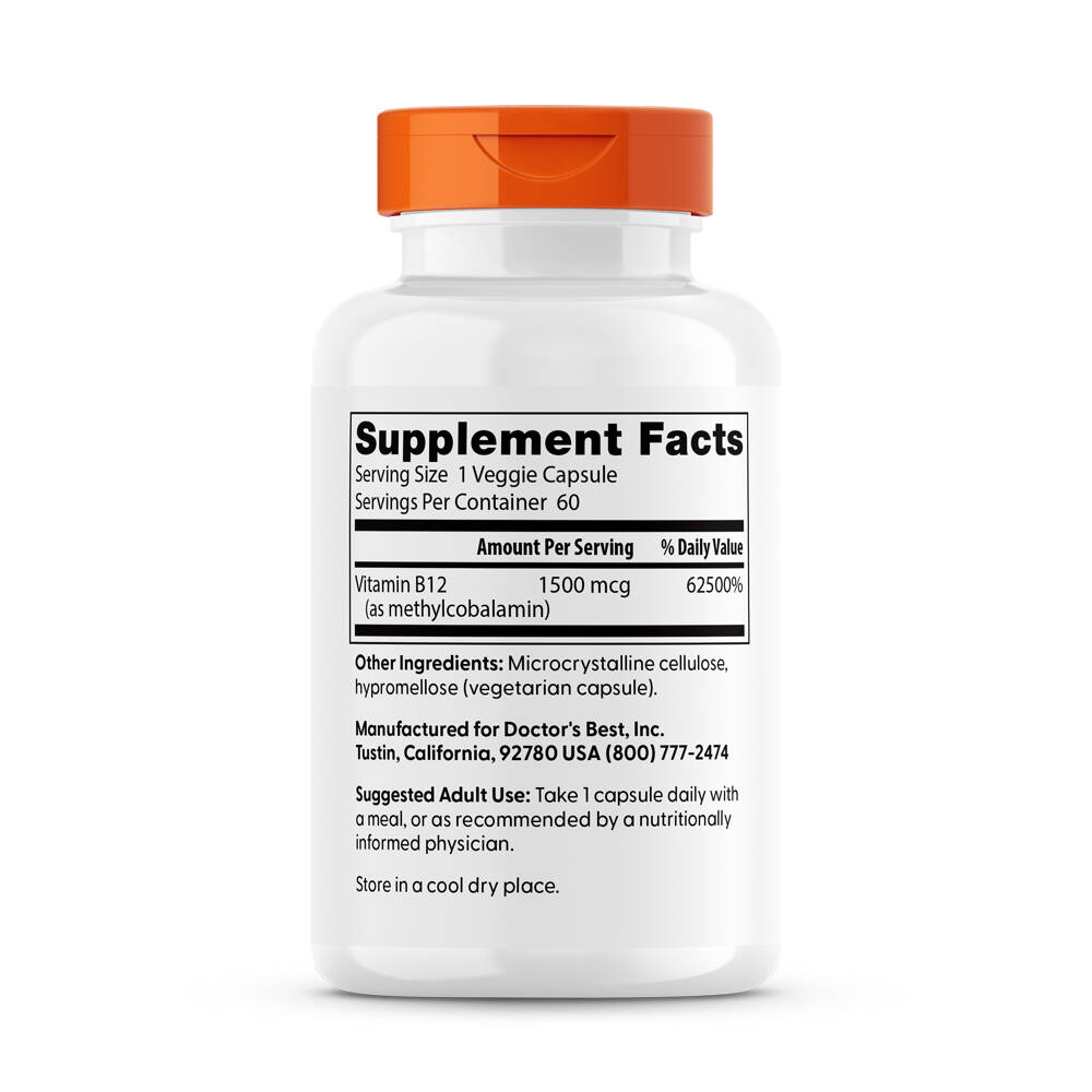Fully Active B12, 1500mcg – 60 vcaps - Bild 4