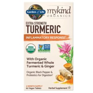 Mykind Extra Strength Turmeric – 60 veganska tabletter