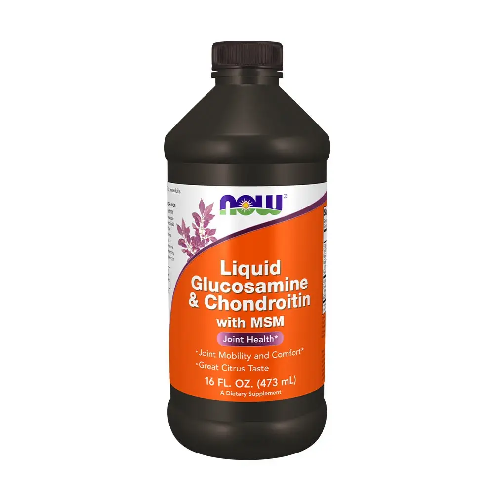 Glukosamin och kondroitin med MSM, flytande – 473 ml. – Nuvalia