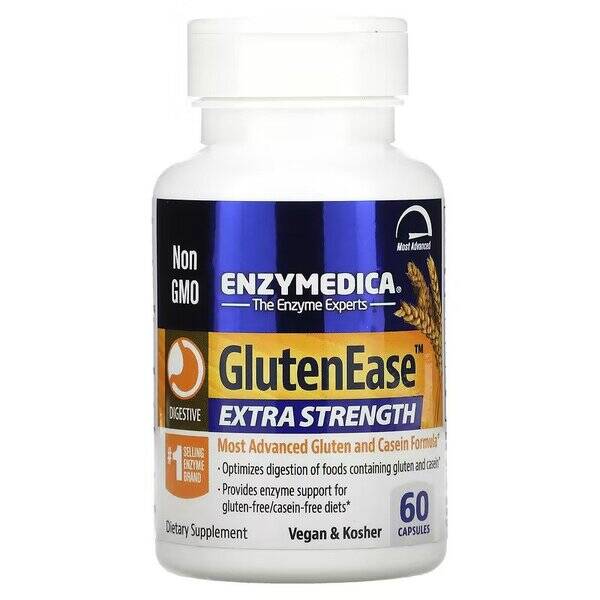 GlutenEase Extra Strength – 60 kapslar – Nuvalia