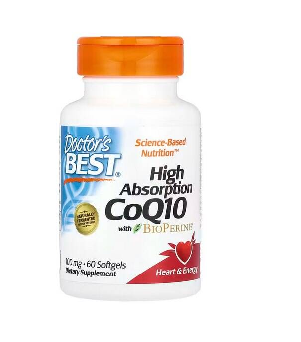 CoQ10 med hög biotillgänglighet och BioPerine