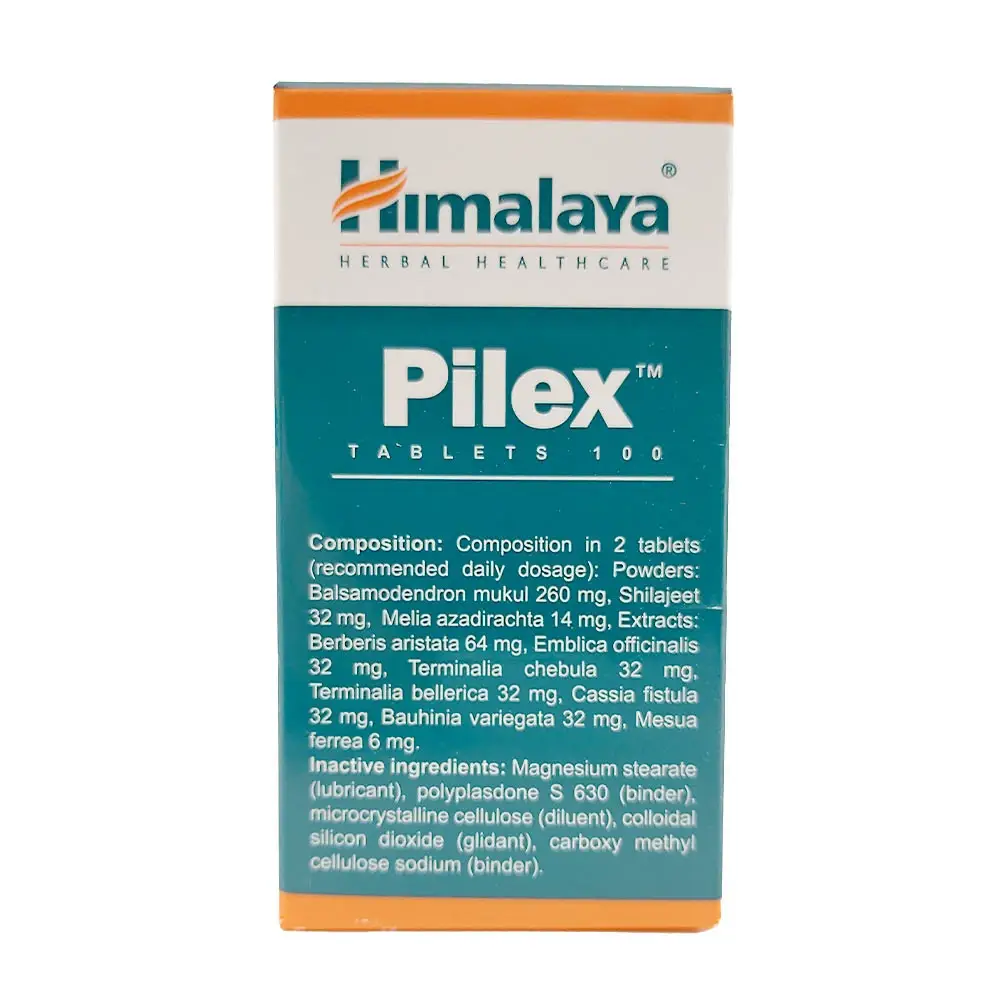 Himalaya Pilex (100 Tablets) - Bild 2