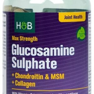 Max Strength Glucosamine Sulphate + Chondroitin & MSM + Collagen - 90 tablets