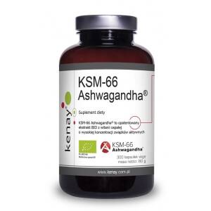 KENAY Organic Ashwagandha KSM-66 (300 caps) - Nuvalia