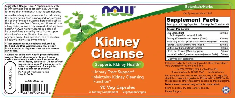 Kidney Cleanse – 90 vcaps - Bild 2