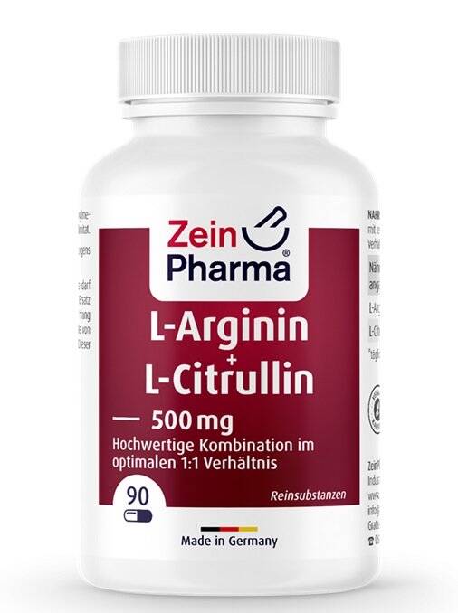 L-arginin + L-citrullin