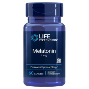 Life Extension - Melatonin 1 mg (60 Capsules)