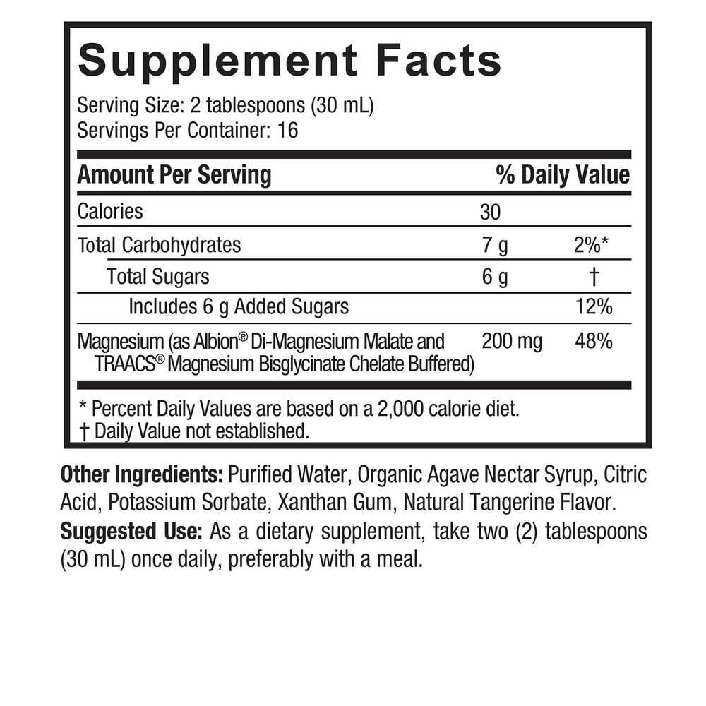 Liquid Magnesium Malate och Glycinat – 480 ml. - Bild 3
