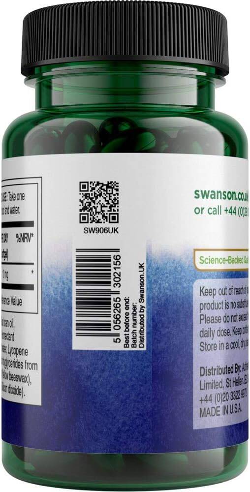 Lycopene, 10mg – 120 mjuka kapslar - Bild 4