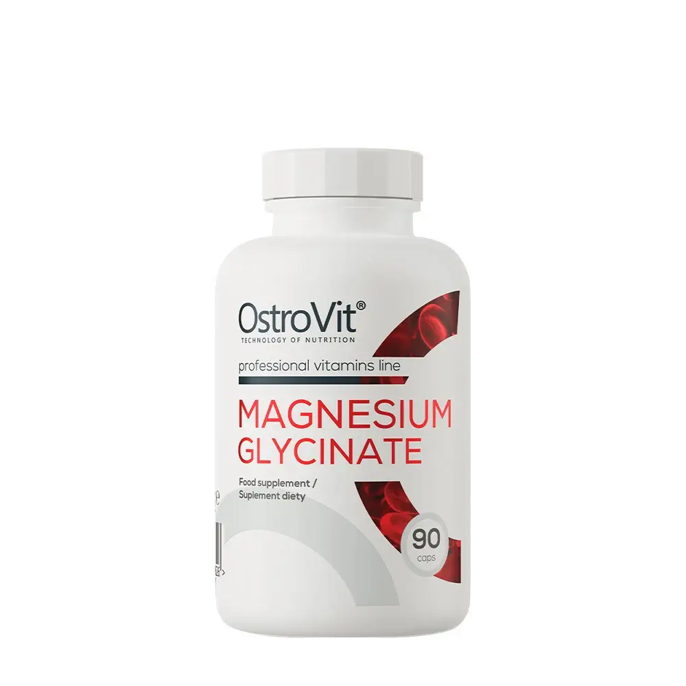 Magnesiumglycinat – 90 kapslar – Nuvalia