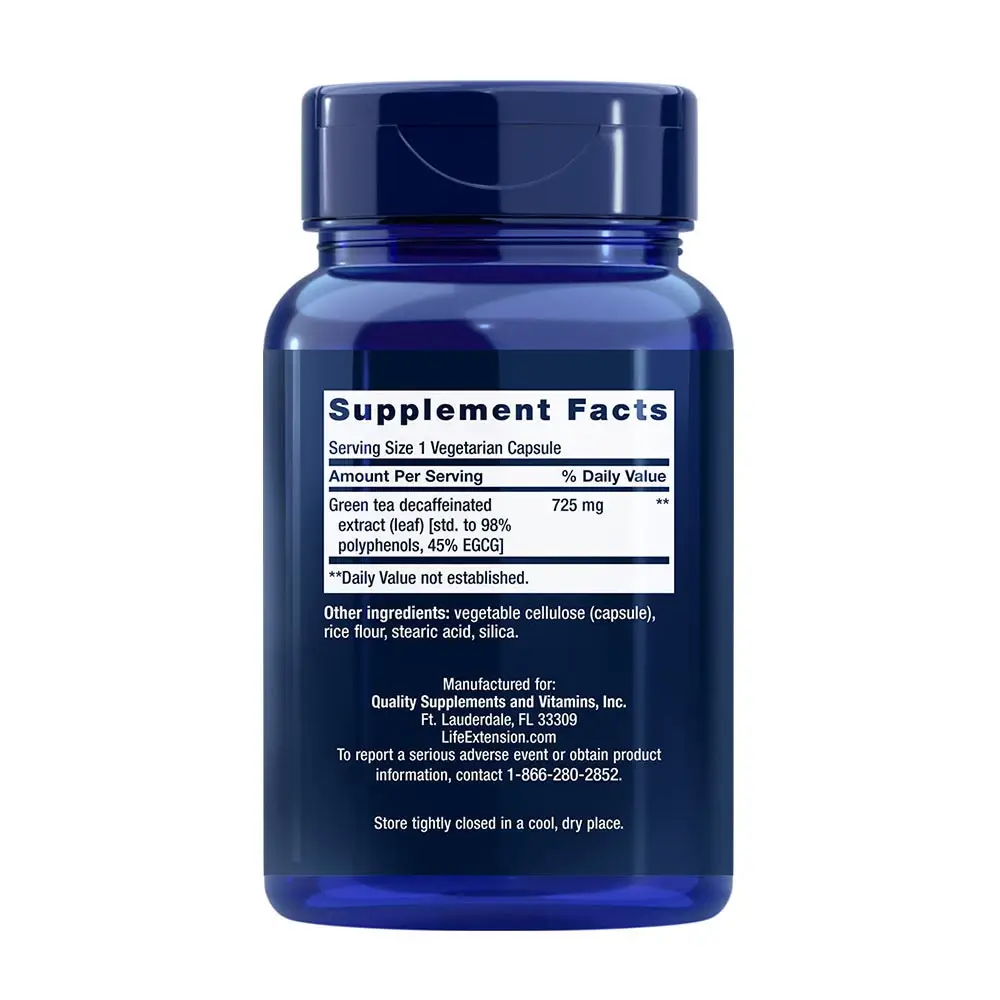 Mega Green Tea Extract – 100 vcaps - Bild 2