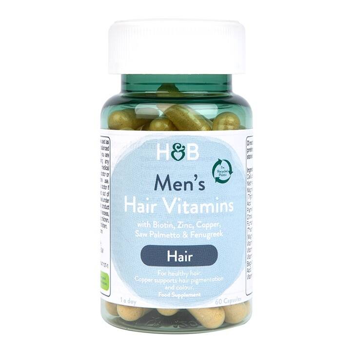 Hårvitaminer för män – 60 kapslar – Nuvalia