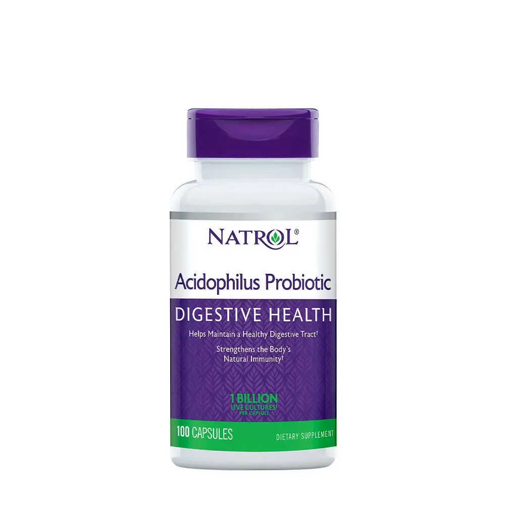 Natrol Acidophilus Probiotic (100 Capsules) - Nuvalia