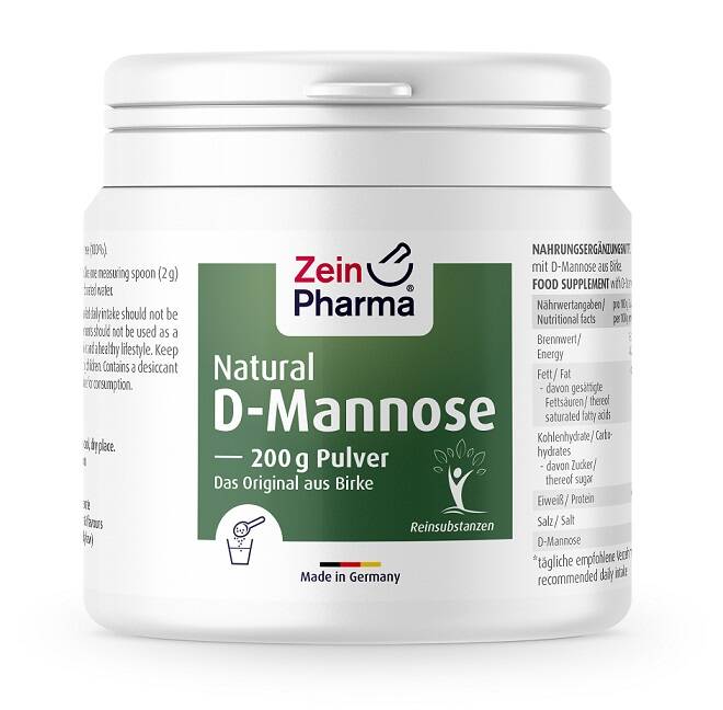 Naturligt D-mannospulver – 200 g – Nuvalia