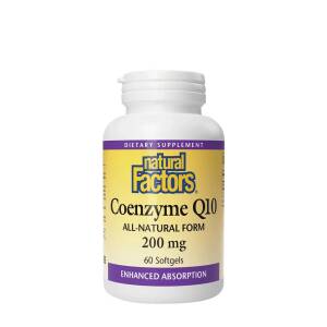 Natural Factors Coenzyme Q10 100 % Natural  (60 Softgels) - Nuvalia
