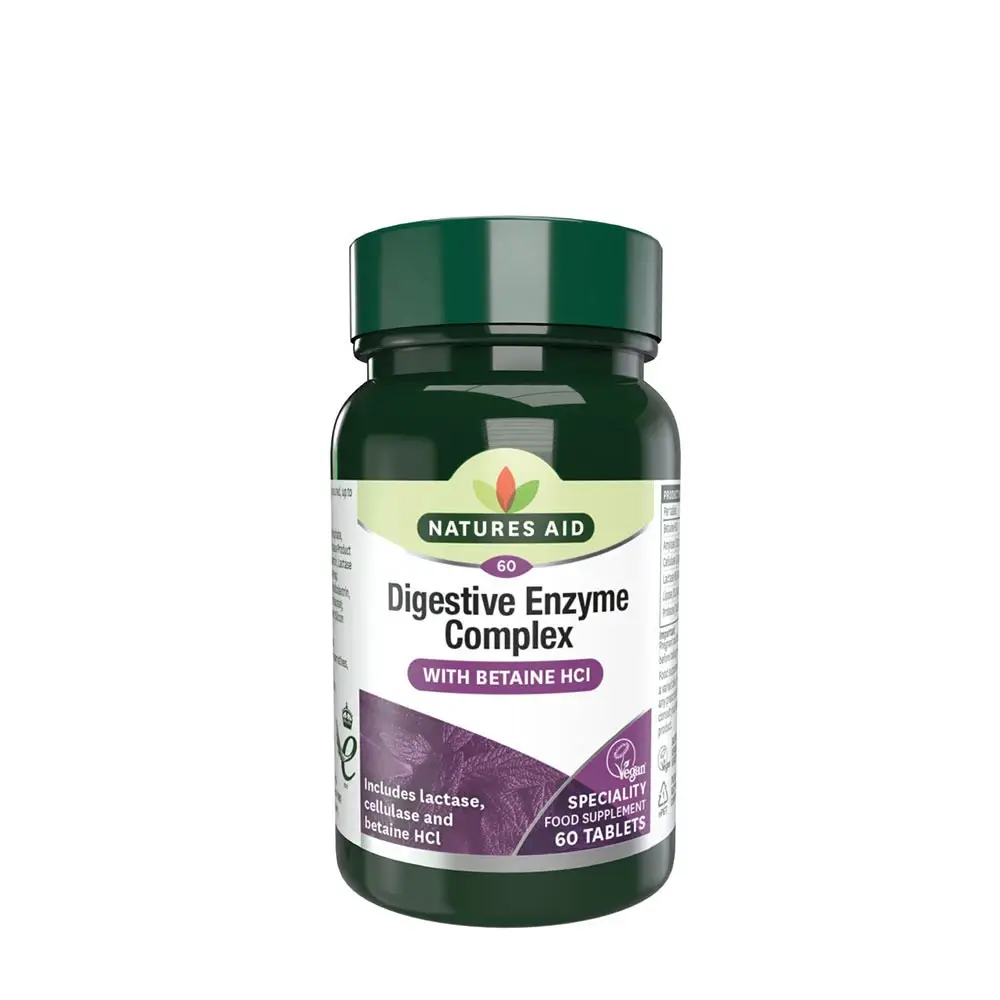 Natures Aid Digestive Enzyme Complex (60 tabletter) – Nuvalia