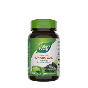 Natures Way Activated Charcoal (100 Capsules) - Nuvalia