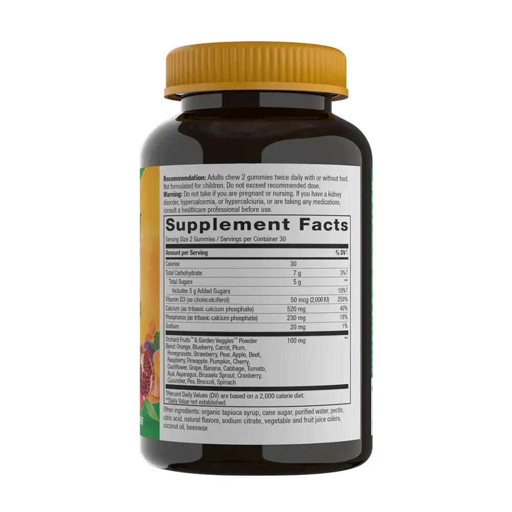 Natures Way Alive!® Calcium + D3 Gummies (60 Gummies) - Bild 7
