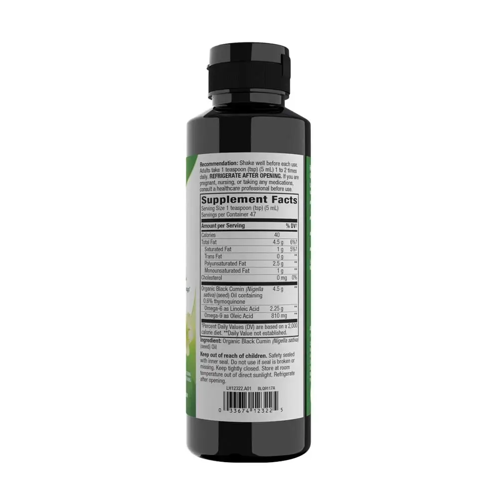 Natures Way Black Seed Oil (235 ml) - Bild 4