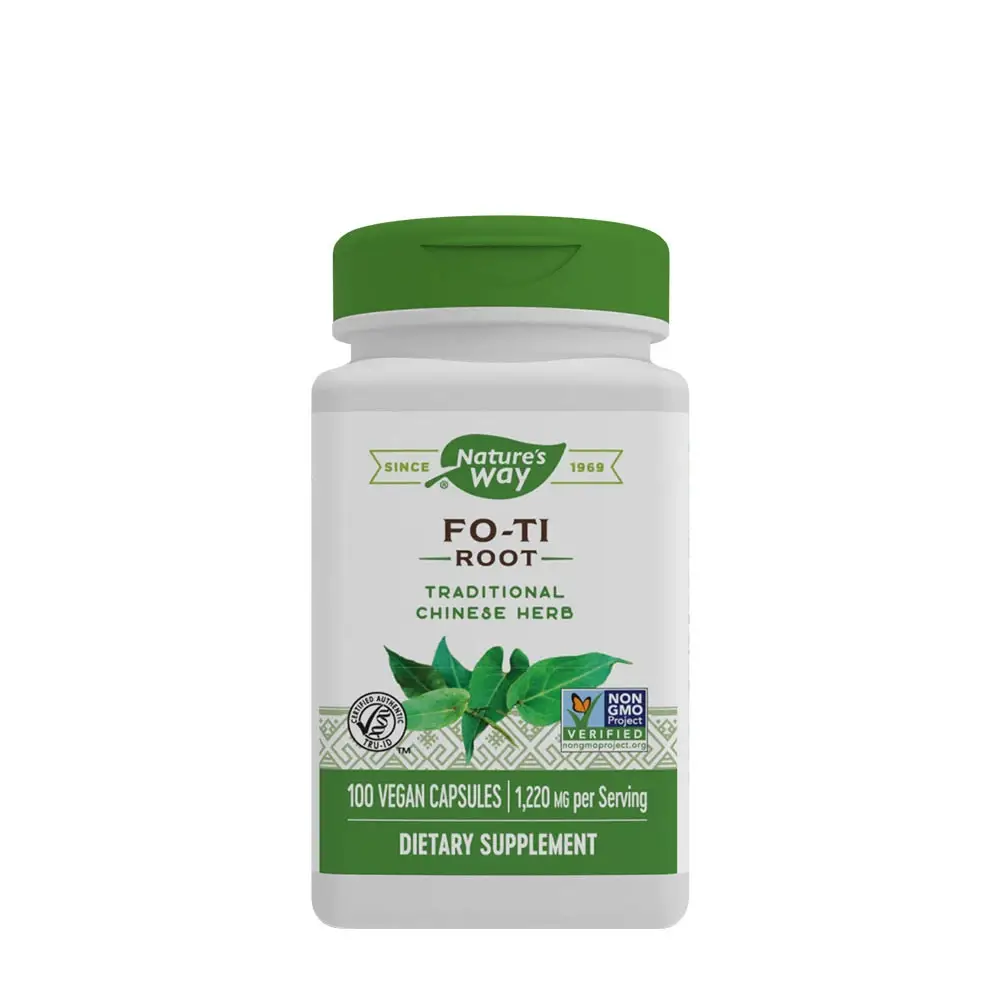 Natures Way Fo-Ti-rot (100 kapslar) – Nuvalia