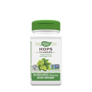 Natures Way Hops Flowers (100 Capsules) - Nuvalia