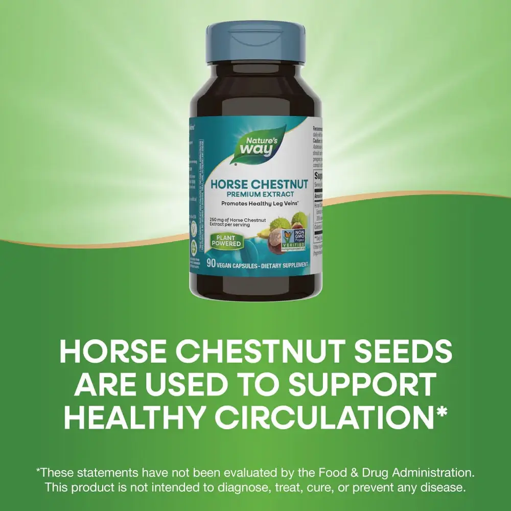 Natures Way Horse Chestnut (90 Kapslar) - Bild 11