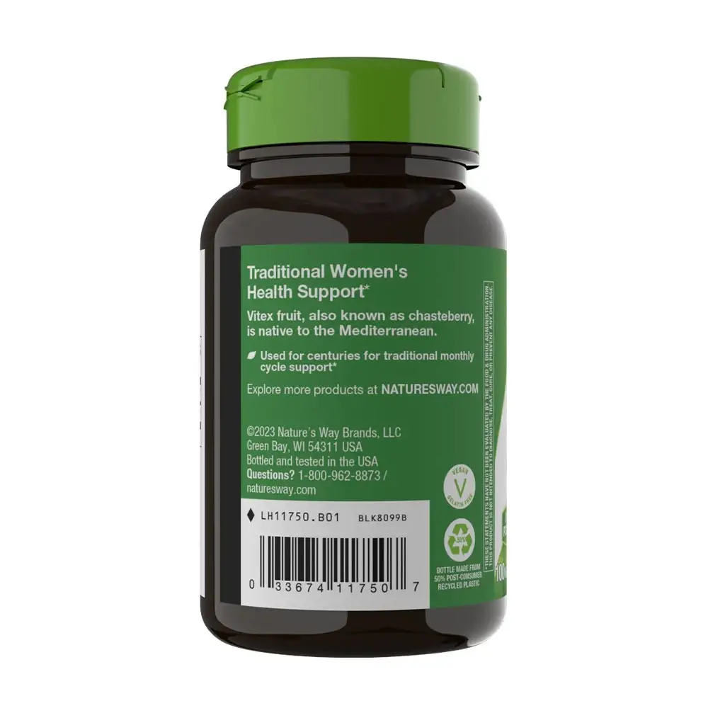Natures Way Vitex Fruit (100 Capsules) - Bild 5