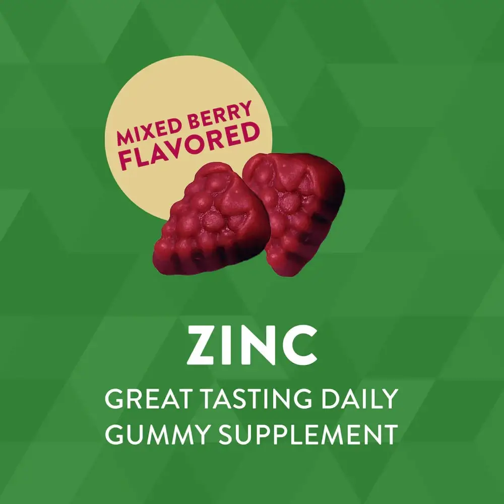 Natures Way Zinc Gummies (120 gummies, Mixed Berry) - Bild 6