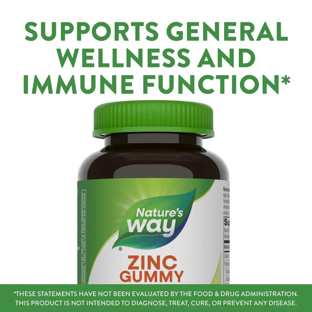 Natures Way Zinc Gummies (120 gummies, Mixed Berry) - Bild 7