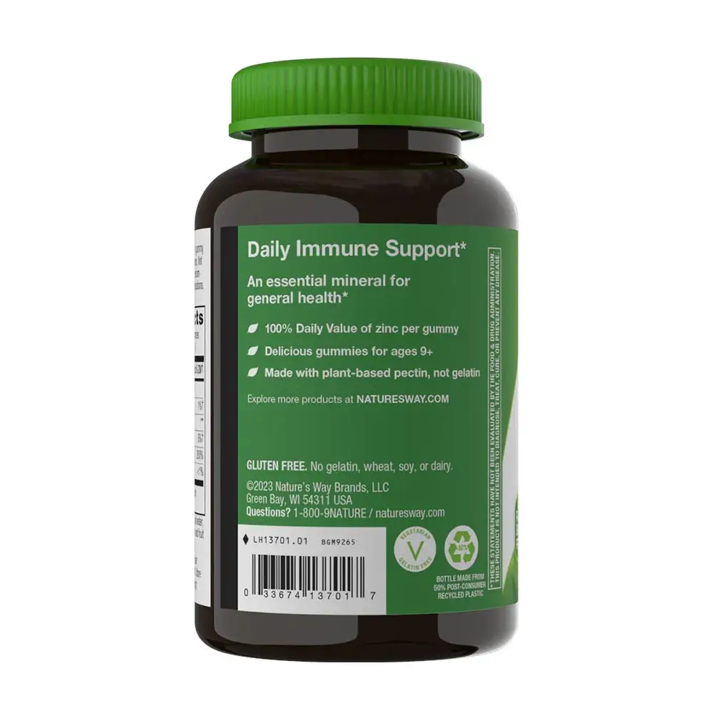 Natures Way Zinc Gummies (120 gummies, Mixed Berry) - Bild 9