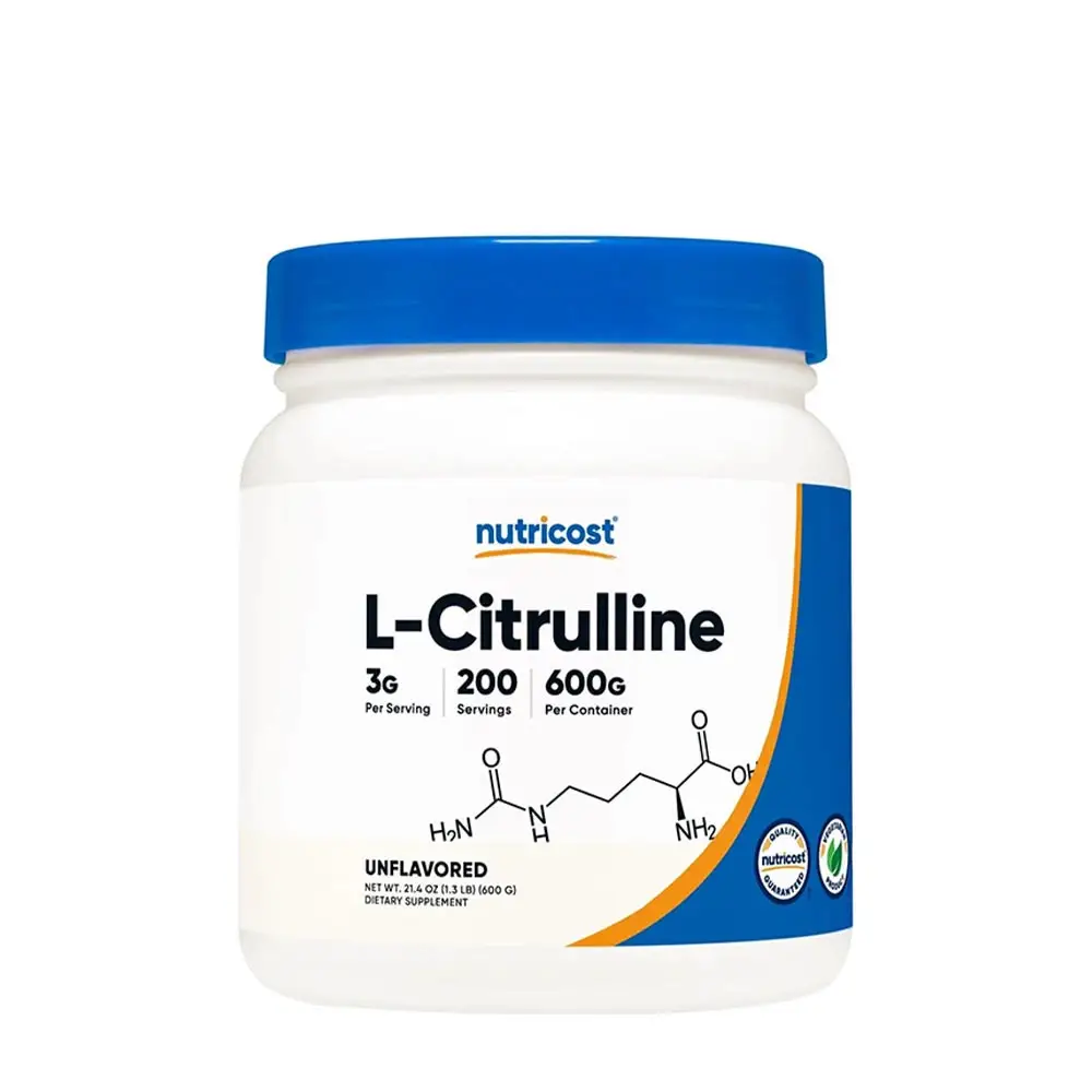 Nutricost L-citrullin (bas) i pulverform (600 g) – Nuvalia