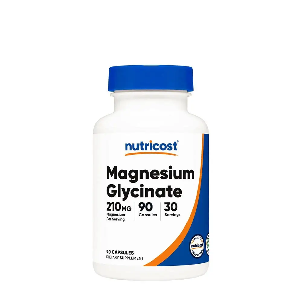 Nutricost Magnesiumglycinat 210 mg (90 kapslar) – Nuvalia