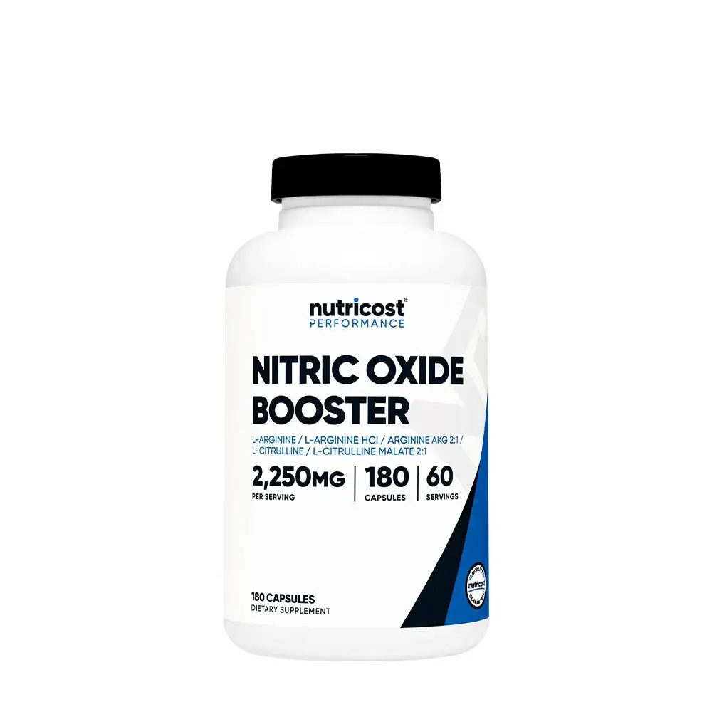 Nutricost Nitric Oxide Booster 750 mg (180 kapslar) – Nuvalia