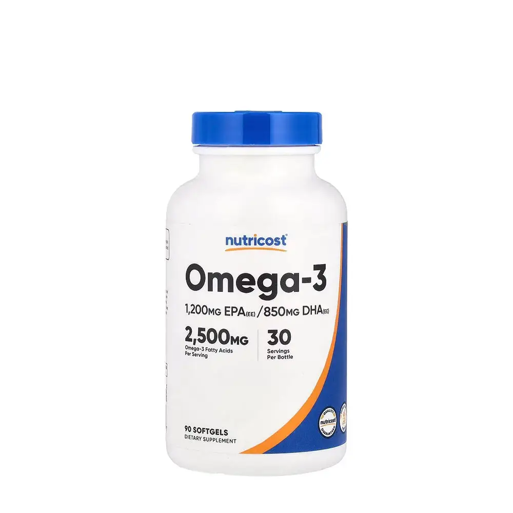 Nutricost Omega-3 2500 mg (90 mjuka kapslar) – Nuvalia