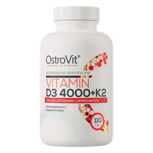 OSTROVIT Vitamin D3 4000 + K2 (110 tabs) - Nuvalia